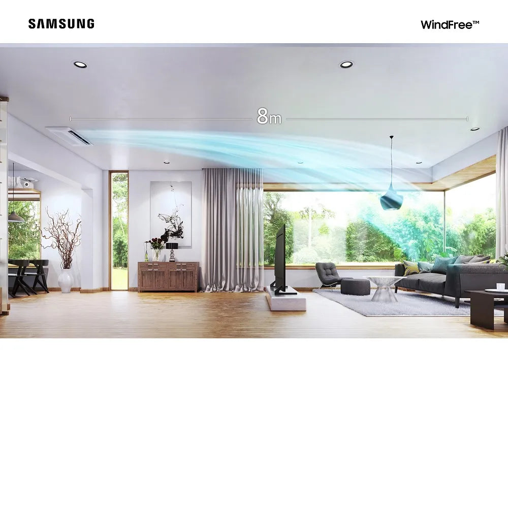 Ar Condicionado Cassete Samsung WindFree 17000 BTU/h Quente e Frio Monofásico AC018DN1DKG/AZ – 220 Volts