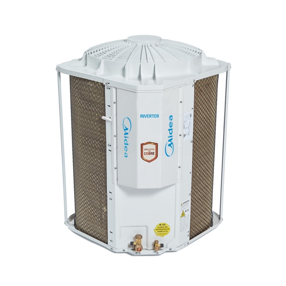 Ar-Condicionado Split Cassete Inverter 4 Vias Midea Connect 60.000 BTUs R-32 Só Frio 220V Monofásico