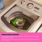 Lavadora de Roupas Consul 10Kg com Dosagem Econômica Branca CWB10BB - 220 Volts