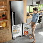 Refrigerador Consul 397 Litros Frost Free Duplex Evox Inox Com Freezer Embaixo CRE44BK – 127 Volts