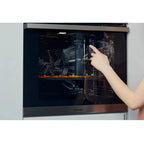 Forno Elétrico de Embutir Hisense 84 Litros Preto e Inox - 220 Volts