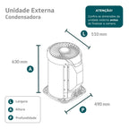 Ar Condicionado Split HW G-Diamond Auto Inverter Wi-Fi Gree 24.000 BTUs Só Frio 220V