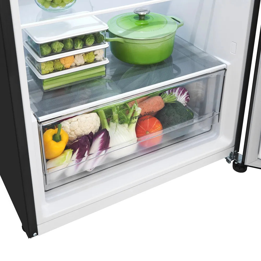 Refrigerador LG 395 Litros Frost Free Inverter Duplex Preto Inox GN-B392PXG - 220 Volts