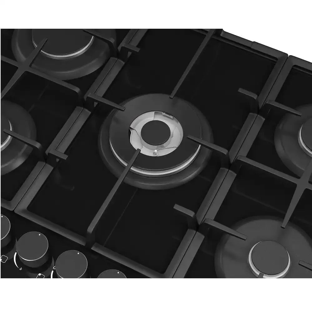 Cooktop a Gás Invita 5 Bocas 70cm Preto - Bivolt