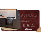Fogão de Embutir Fischer 5 Bocas Gran Cheff - 220 Volts