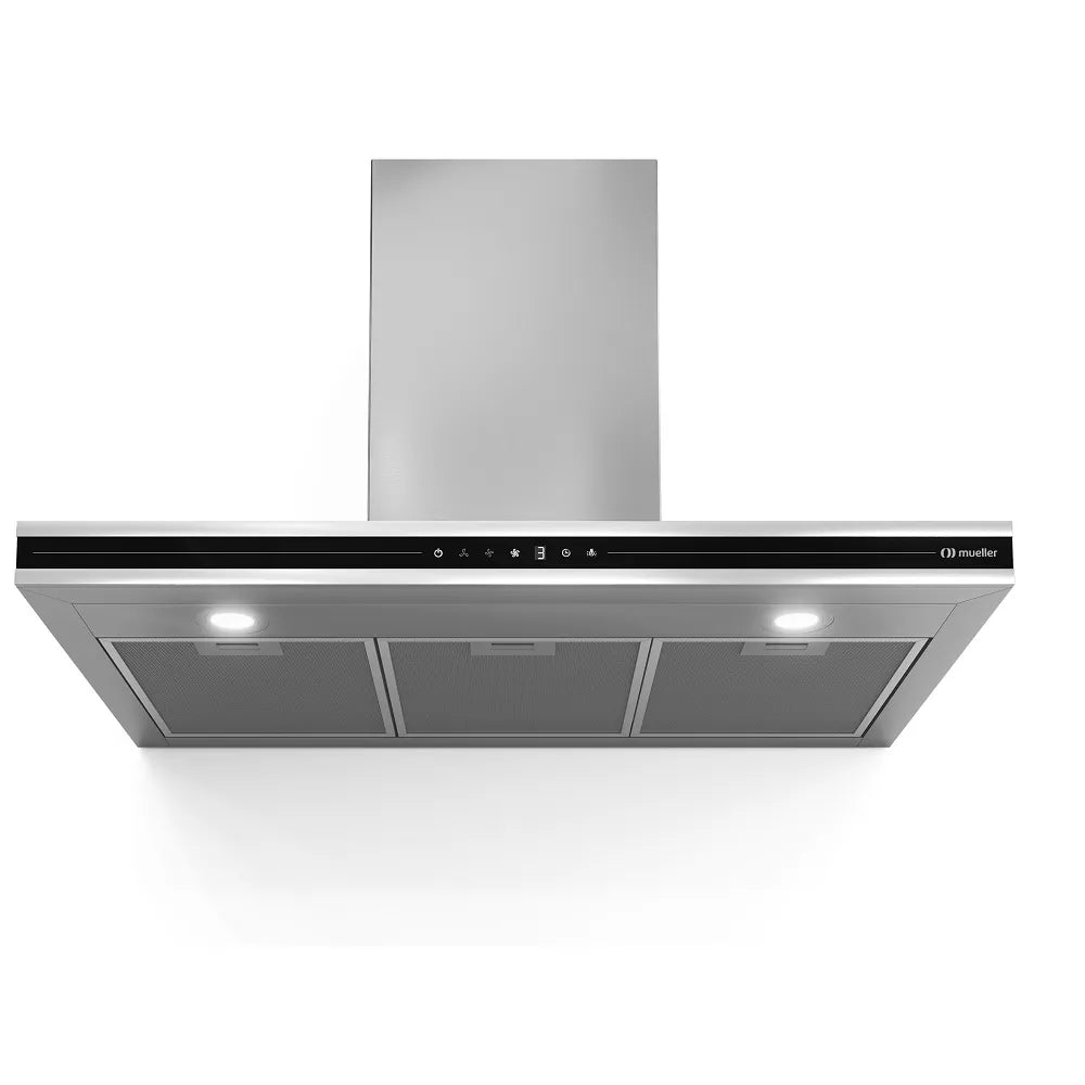 Coifa de Parede Mueller 90cm  Plana Inox MCF0190G1 –  127 Volts