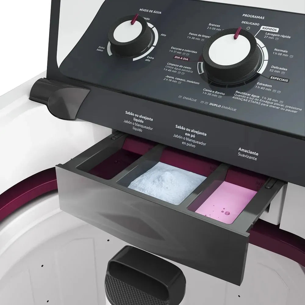Lavadora de Roupas Automática Mueller 13Kg Ultracentrifugação e Ciclo Rápido Branca MLA13 – 220 Volts