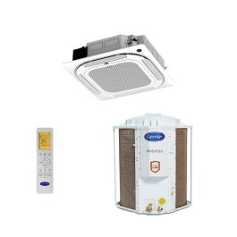 Ar Condicionado Split Cassete 4 Vias 48000 BTUs Inverter Carrier Connect Frio 38CCVD48515MC - 220V