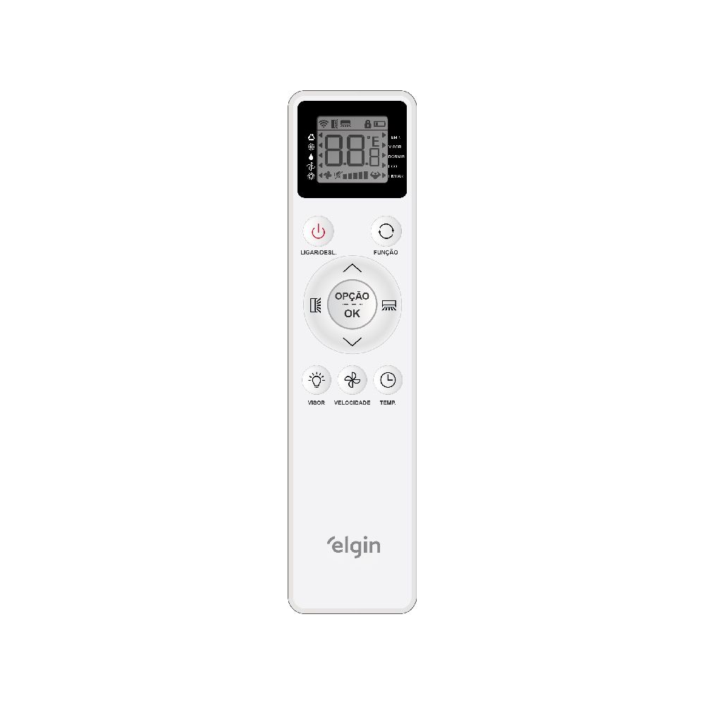 Ar Condicionado Tri Split 27000 BTUs Elgin Total Plus (3x 12000) Quente/Frio MTQE27C2CB - 220V