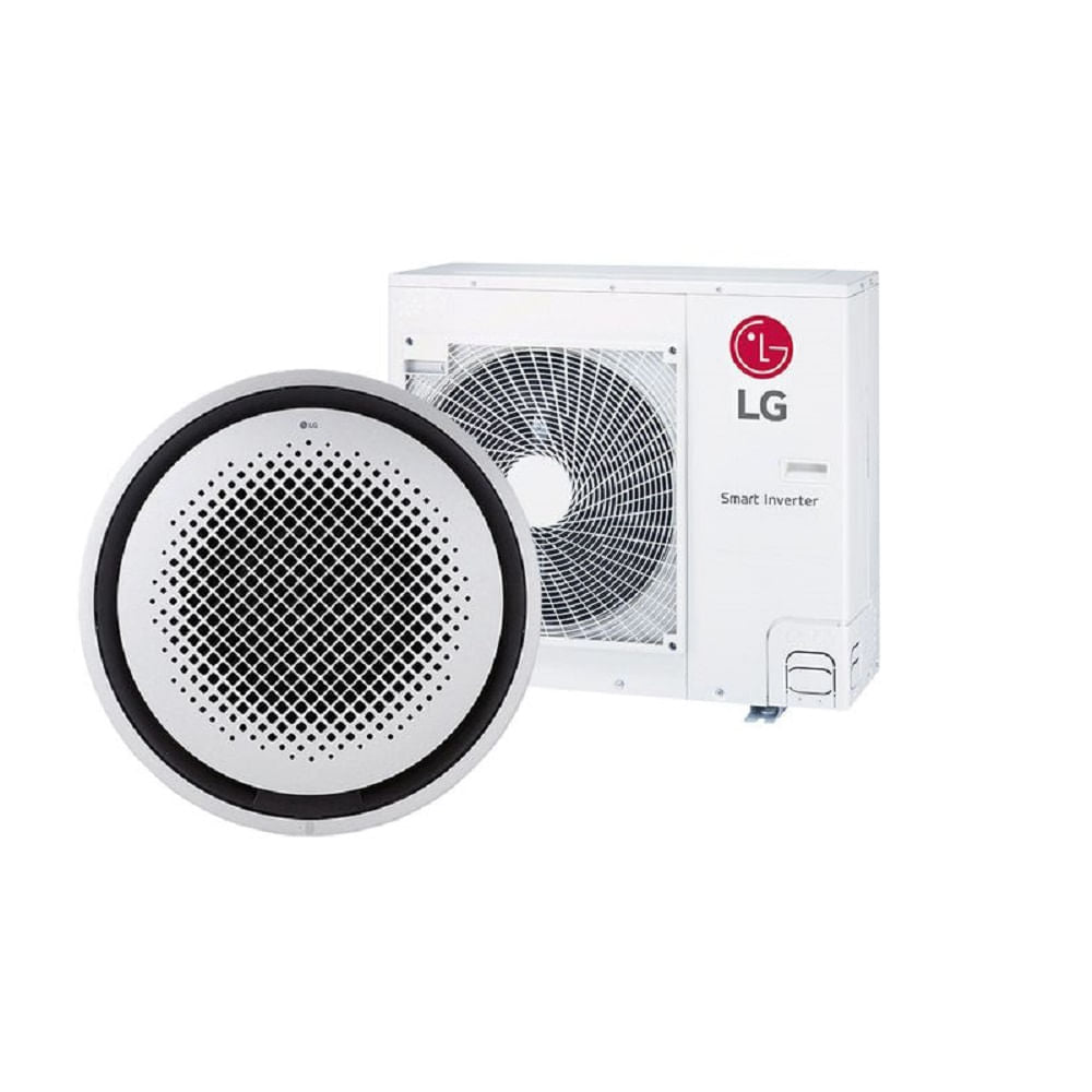 Ar Condicionado Cassete LG Round 36000 BTU/h Quente e Frio Monofásico AT-W36GYLP1 – 220 Volts